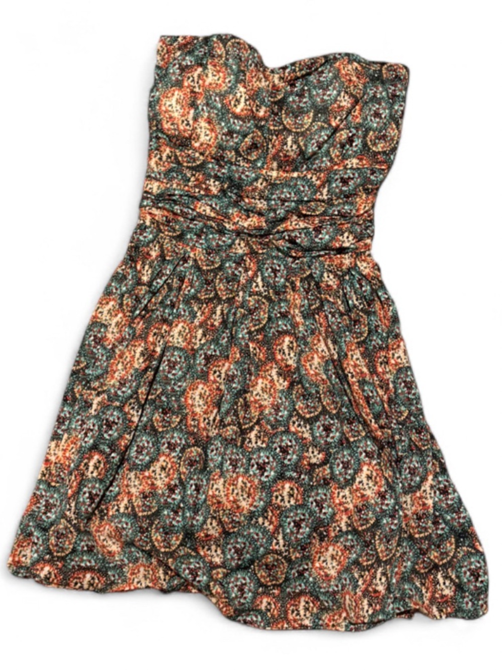 American Rag Strapless Floral Skater Dress